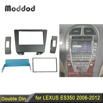 Двойная 2 Din CD DVD Стерео Аудиопанель Для Lexus ES350 Fascia Radio ES 350 Установка В Приборную панель Установка Комплекта приборной панели Лицевая панель