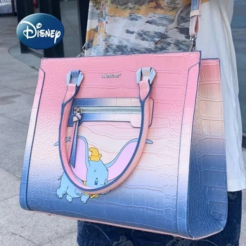 Оригинальные женские сумки Disney Dumbo Большой емкости, модные женские сумки через плечо, роскошные брендовые дорожные женские сумки