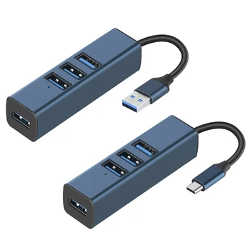 2023 Новый Универсальный USB-концентратор с несколькими портами USB3.0 2,0, Кабельный адаптер, Высокоскоростной USB-концентратор для передачи данных, Расширитель для Клавиатур, U-диск