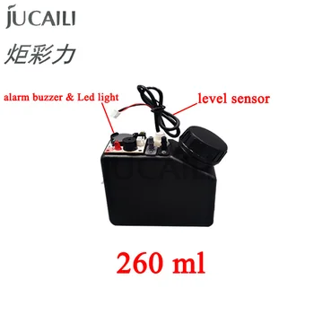 Чернильница JCL объемом 260 мл с датчиком уровня и сигнальным зуммером для мини-принтера Eco Solvent/UV формата A3