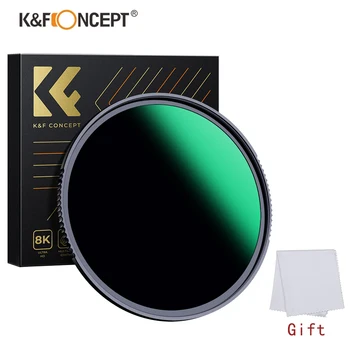 K & F Concept Nano-X ND1000 ND Фильтр Фильтр нейтральной плотности с защитой от воды и пыли Ultra HD 49/52/55/58/62/67/72/77/82 мм