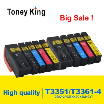 Совместимый чернильный картридж Toney King 33XL для epson T3351 T3361 для Epson XP-530 XP-630 XP-830 XP-635 XP-540 XP-640 XP-645