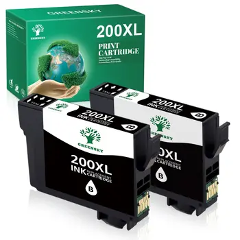 Чернила 200XL, совместимые с 2 упаковками для Epson Expression Home WF-2540 WF-2530 XP-200