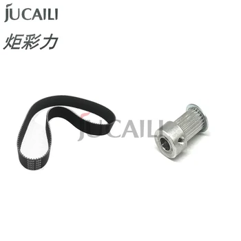 Jucaili 1 комплект принтера S2M шириной 15 мм моторный ремень/соответствующий шкив для Infiniti Allwin Xuli принтер сервопривод/шаговый двигатель шестерня/ремень
