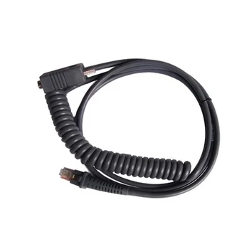 Последовательный Спиральный кабель RS232 Длиной 10 ФУТОВ 3 М Для Сканеров штрих-кодов Datalogic D100 GD4130 QD2130 GD4430 QW2120 QD2100