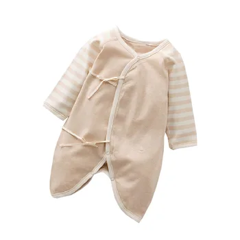 Комбинезон из органического хлопка Для новорожденных, весенне-летняя одежда для малышей, Комбинезон для девочек 2023, Одежда для мальчиков, Детский комбинезон для младенцев