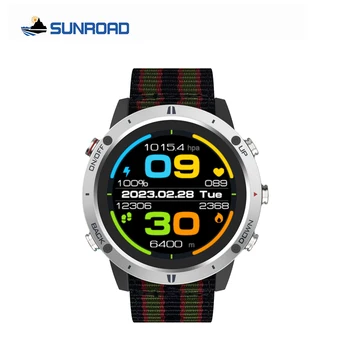 Спортивные часы SUNROAD Sunshine GPS + ГЛОНАСС + Beidou для триатлона с цветным сенсорным экраном 1,28 дюйма для плавания с маской и трубкой