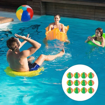 12 шт. дверные игрушки надувной мяч эластичные красочные футбольные украшения из ПВХ для студентов