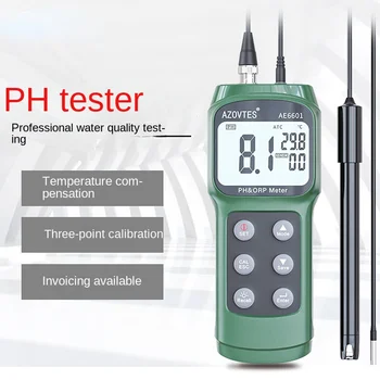 AE6601 Многофункциональный детектор качества воды PH-метр тест на проводимость растворенного кислорода соленость измеритель растворенного кислорода