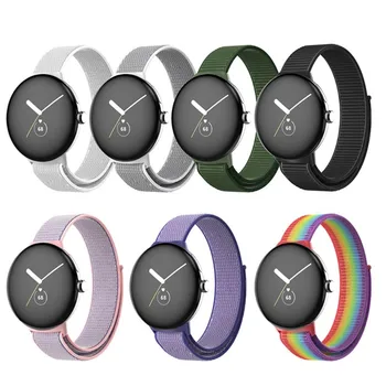Тканый нейлоновый ремешок для Google Pixel Watch, сменный браслет, спортивный ремень, аксессуары для умных часов