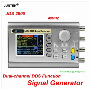 JUNTEK JDS2900 60 МГц Цифровое Управление Двухканальная Функция DDS Генератор сигналов Счетчик сигналов произвольной Формы Частотомер Инструменты