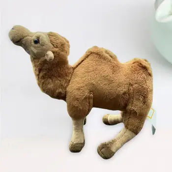 Плюшевая игрушка-верблюд, стильная, приятная на ощупь, яркая, милая кукла-верблюд, плюшевая игрушка для домашнего декора, плюшевая игрушка, мягкая игрушка