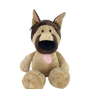 Новая Плюшевая игрушка 35 см, милая кукла с собакой-волком, Высококачественная мягкая кукла, Детский подарок на День рождения, Рождественский подарок