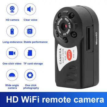 Мини-камера Q7 1080P Full HD Wifi DV DVR Беспроводная IP-камера, Мини-Видеокамера, Рекордер Инфракрасного ночного видения, Маленькие камеры