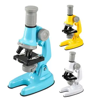 Детский HD Биологический Микроскоп, Игрушка для научного эксперимента, Микроскоп, Игрушка для Студенческого эксперимента, Научный Образовательный набор, Научная игрушка