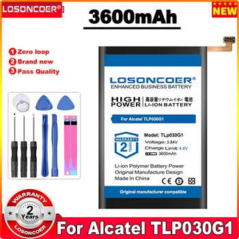 LOSONCOER 3600 мАч TLP030G1 Аккумулятор для мобильного телефона Alcatel TLP030G1