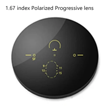 1,56 1,61 1,67 Индекс Асферические поляризованные многофокусные прогрессивные оптические рецептурные солнцезащитные очки Цветные линзы для очков