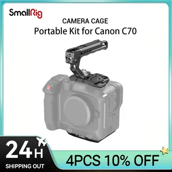 Комплект портативных ручек SmallRig для Canon C70 Оснащен несколькими отверстиями с резьбой 1/4-20 холодная обувь 3190