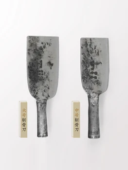 Китайский кухонный нож ручной ковки на кончике языка из Железного горшка Бытовой Кухонный Дракон-Воющий Фальчион для Измельчения костей
