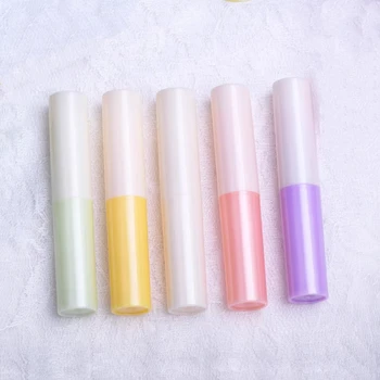 3g Пустой Пластиковый Красочный Блестящий Корейский Тюбик Бальзама для губ Ручной работы, образец Губной помады 