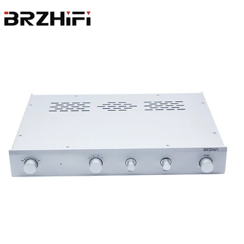 BREEZE Audio MC22 Ретро Классический Аудиофильский Предусилитель Мощности С Регулировкой Тембра Высоких и басовых частот Электронно Ламповый предусилитель