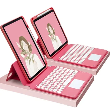 Магнитный чехол для iPad 10-го поколения Case 2022 Клавиатура для Teclado iPad 10-го поколения A2696/A2757/A2777 Клавиатура Funda Разъемная Крышка