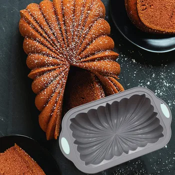 Прямоугольный Противень для выпечки торта с антипригарным покрытием, Силиконовая Форма Для выпечки Шоколадного Шифонового торта, Форма для выпечки Хлеба, Кухонная форма для выпечки