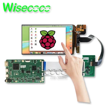 Wisecoco 5,5 Дюймов Raspberry Pi 4 3B + AMOLED Дисплей 1920 *1080 OLED Емкостный Сенсорный Экран Для Игровой консоли PS4 CameraTV Box