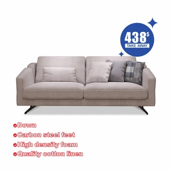 Новый современный диван в минималистском стиле на заказ, роскошная серая мебель для гостиной, модульный диван для домашнего дизайна