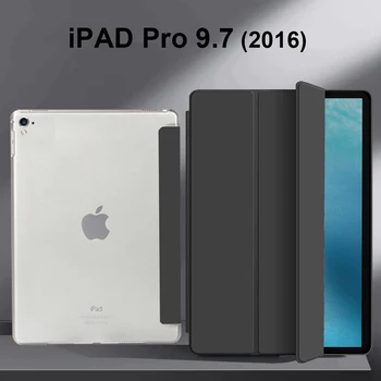 Для Apple iPad Pro 9,7 2016 Чехол Для Планшета С Трехстворчатой Подставкой и Кронштейном Из Искусственной Кожи Чехол Для iPad A1673 A1674 A1675 Funda Auto Wake
