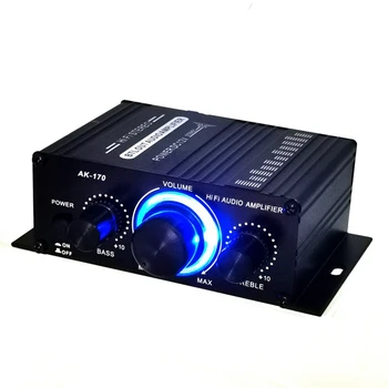 Усилитель Мощности Fm-радио Мини-Усилитель 400 Вт Hi-Fi Мини-Hi-Fi Аудио Усилитель Мощности Аудио Усилитель Ak170 Аудио Усилитель