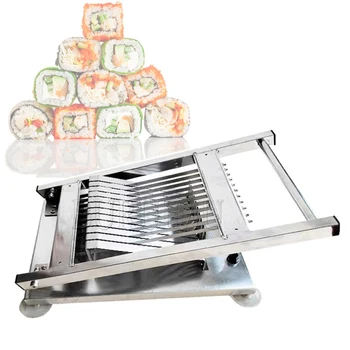 Коммерческая машина для нарезки суши-роллов, Машина для приготовления суши с откидной крышкой, Ручная Машина Для резки суши-роллов из нержавеющей стали
