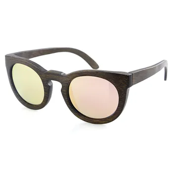 oculos de sol feminino прямая поставка женские ретро поляризованные uv400 кошачий глаз черные бамбуковые оттенки солнцезащитные очки солнцезащитные очки