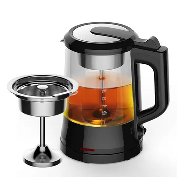 Бесплатная доставка, Электрический чайник, устройство для приготовления черного чая пуэр, автоматический электрический чайник для кипячения воды с паром, стеклянный чайник для приготовления по
