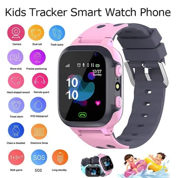 Детские Смарт-Часы Водонепроницаемые SOS Antil-Потерянные Телефонные Часы Отслеживание Местоположения SIM-карты Детские Умные Часы Детский Подарок Для IOS Android