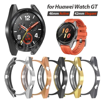 Ультратонкий защитный чехол для Huawei Watch GT 42 мм, элегантный 46 мм, активный мягкий выдалбленный чехол для часов, защитный бампер