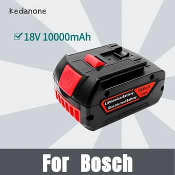 Оригинальный литий-ионный аккумулятор 18V 10.0A для резервного копирования инструментов Bosch 10000 мАч, Портативная Сменная Индикаторная лампа BAT609