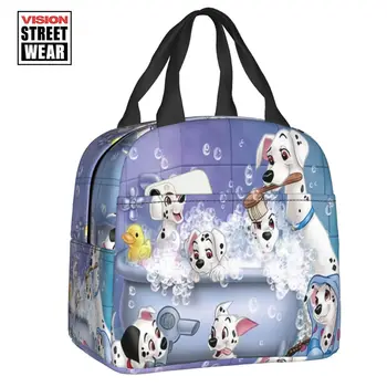 Милые далматинские собаки, сумка для купания, Изолированный ланч-бокс для Водонепроницаемой пятнистой собаки, термоохладитель, Ланч-бокс Для Пляжа, Кемпинга, путешествий