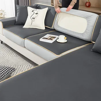 Технология Тканевый чехол для дивана Водонепроницаемый Пэт L-образный чехол для подушки сиденья дивана Эластичный чехол для дивана нескользящий Полное покрытие