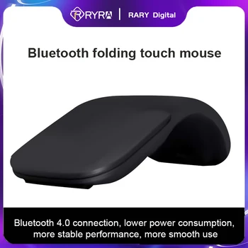 Складная беспроводная мышь RYRA 2,4G с отключением звука 4,0 Подходит для ноутбуков Microsoft Легкая сенсорная беспроводная USB-мышь 4 поколения