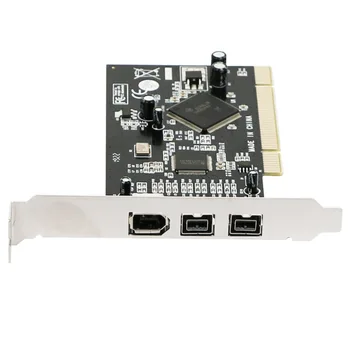 PCI-карта видеозахвата 2-портовая 1394B + 1-портовая 1394A компьютерная карта 1394 PCI-карта сжатия видео 2B + 1A