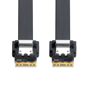 SFF-8654 Slim SAS Target - PCI-E Slimline SAS 4.0 Хост-кабель SFF-8654 4i 38pin