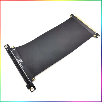 Игровой удлинитель PCI-E x16 3.0 черного цвета 200 мм