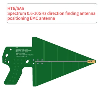 HT6 50 Ом подходит для анализатора спектра SA6 широкополосная антенна 5 Вт направленная антенна RF 600M-10G UWB Wifi антенная плата
