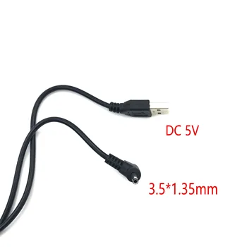 Тип A Штекерный USB-адаптер питания постоянного тока с разъемом питания 90 градусов 3,5 мм x 1,35 мм Кабель-преобразователь питания Шнур USB-3,5*1,35