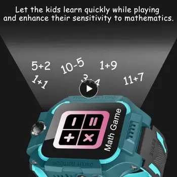 Q19 Детские Смарт-Часы 2G Sim-карта WiFi + LBS Трекер SOS Камера Детский Мобильный Телефон Голосовой Чат Математическая Игра Фонарик Детские Смарт-Часы