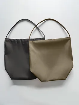 Женская нейлоновая однотонная классическая сумка-тоут, универсальные женские сумки на плечо большой емкости, сумки для пригородных поездок