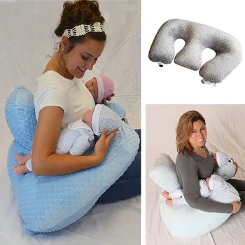 Детская подушка Многофункциональная Подушка для кормления грудью, Двойная Подушка для кормления с защитой от плевков, Поясная подушка для беременных мам