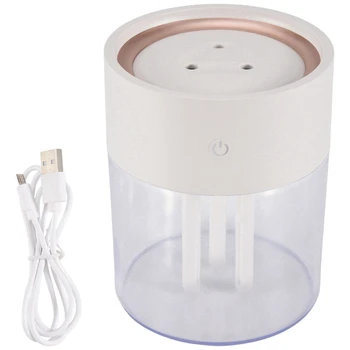 1 Комплект Увлажнителя воздуха USB Ультразвуковой диффузор эфирного масла 2000 мл со светодиодной лампой большой емкости