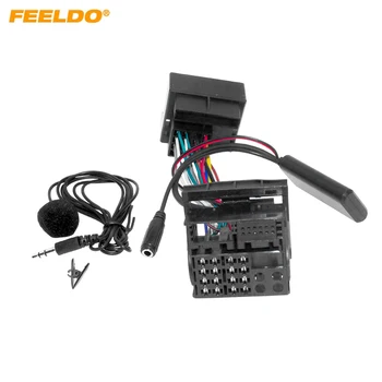 FEELDO Автомобильный 5,0 Модуль Bluetooth AUX-in Аудио MP3 Музыкальный Адаптер Для Minione Cooper E39 E53 X5Z4 E85 E86 X3 E83 Стерео Провода Harnes